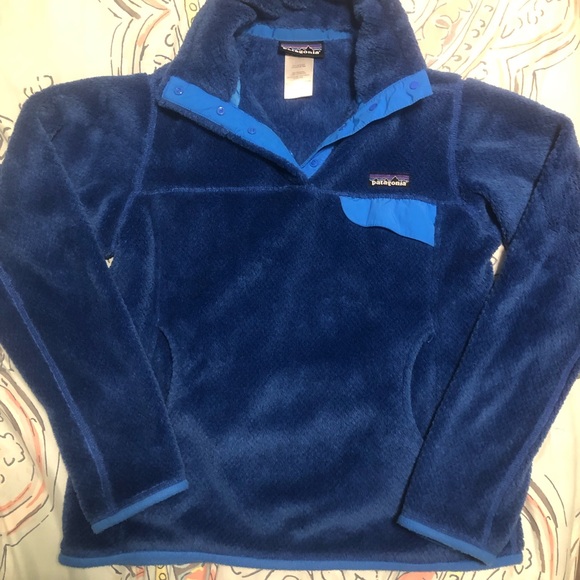 Women’s Blue Patagonia Re-tool pullover - Picture 1 of 4